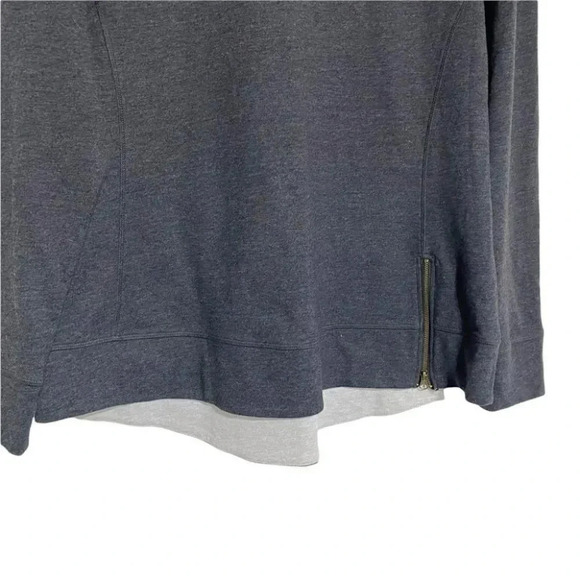 Impact by Jillian Michaels XXL gray sweatshirt with zipper accent - Picture 4 of 4